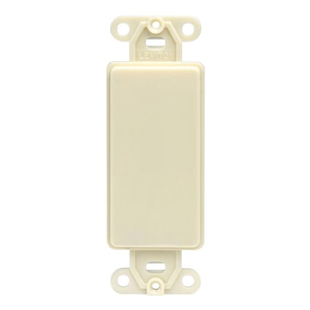 Leviton Leviton Decora Ivory 1 gang Nylon Decorator Wall Plate 1 pk 80414-00I